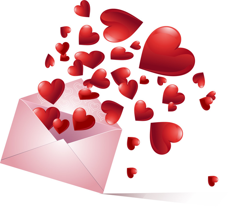 Hearts-Envelope